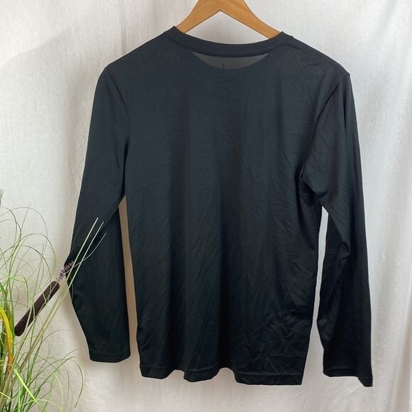 Nike Jordan Black Graphic Print FLY Long Sleeve Tee T Shirt XL - Picture 2 of 4